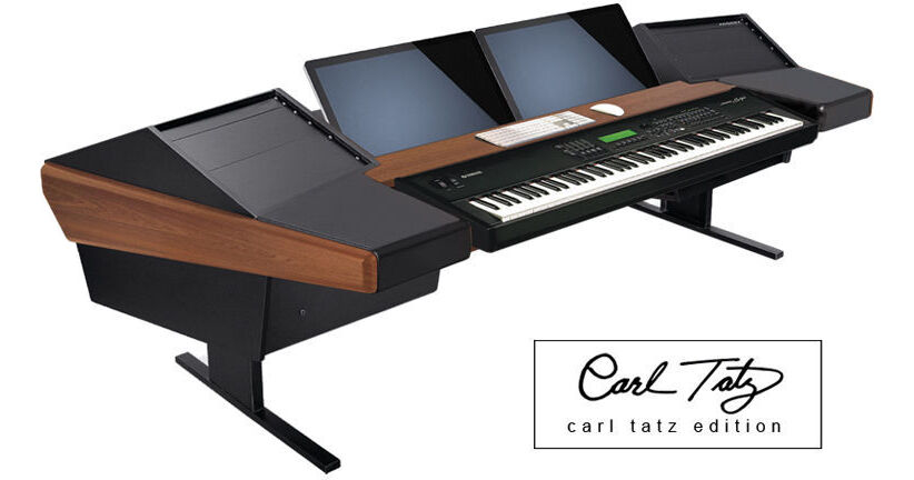 Argosy Dual 15KL Keyboard Workstation Desk D15KLDR800BCTE B&H