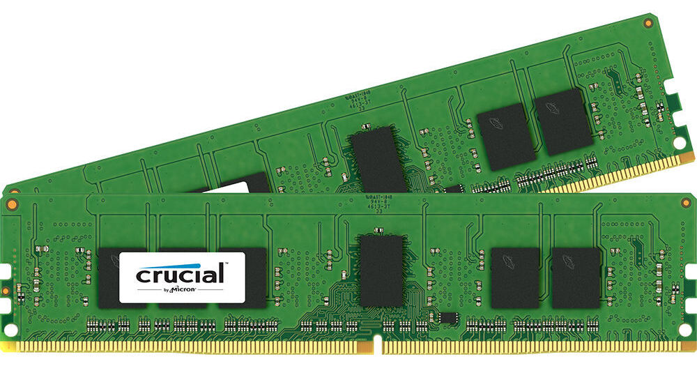 Crucial 8GB DDR4 2400 MHz RDIMM Memory Kit CT2K4G4RFS824A B H