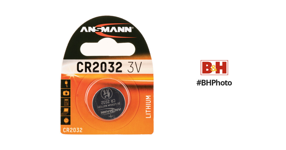Ansmann CR2032 3V Lithium Battery AN34-5020122 B&H Photo Video