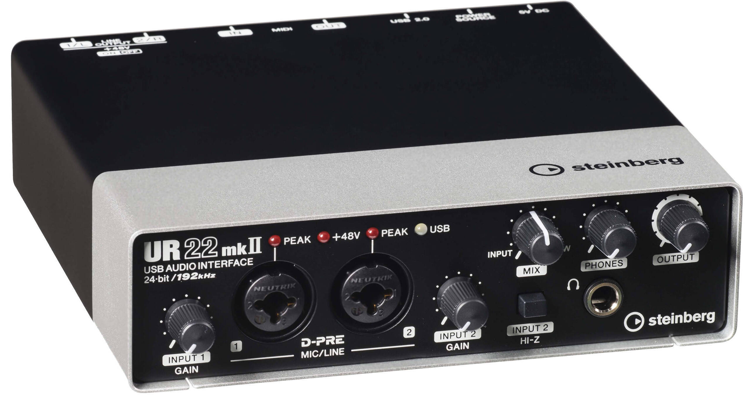 Steinberg URmkII   USB 2.0 Audio Interface with Dual Microphone Preamps