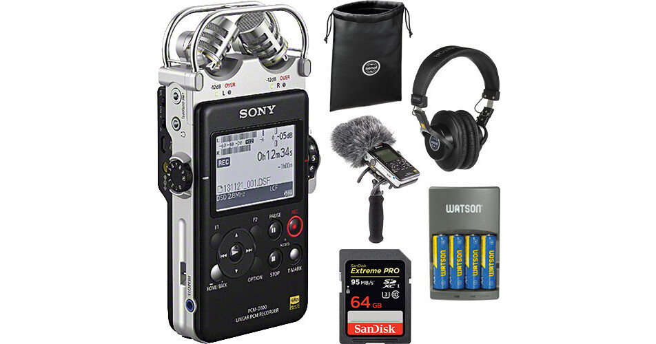 PCM-D100 Portable High Resolution Audio Recorder - Sony Pro