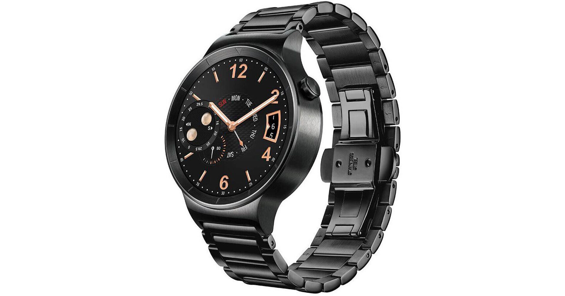 huawei watch black steel