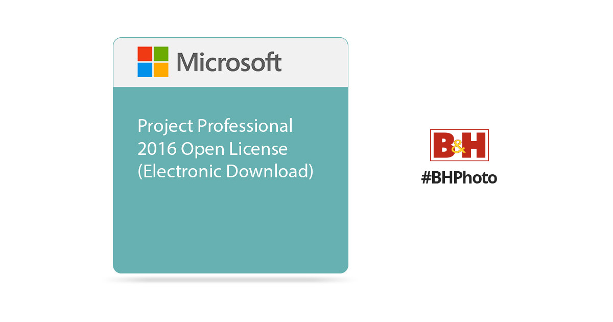 microsoft project professional 2016 open license