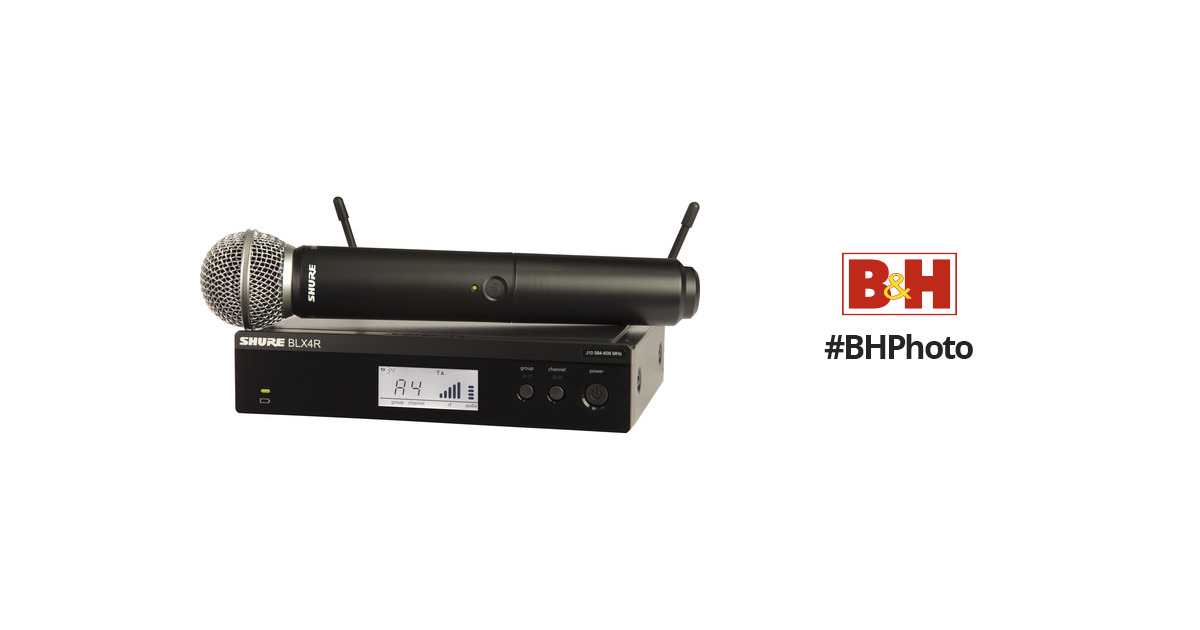 Shure BLX24R/SM58 Rackmount Wireless Handheld BLX24R/SM58-H9 B&H