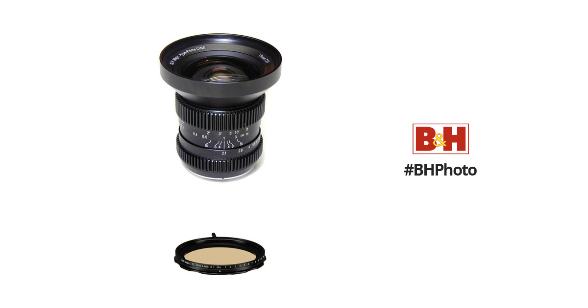 SLR Magic 10mm T2.1 HyperPrime Cine Lens SLR-1021MFT + 77VNDL