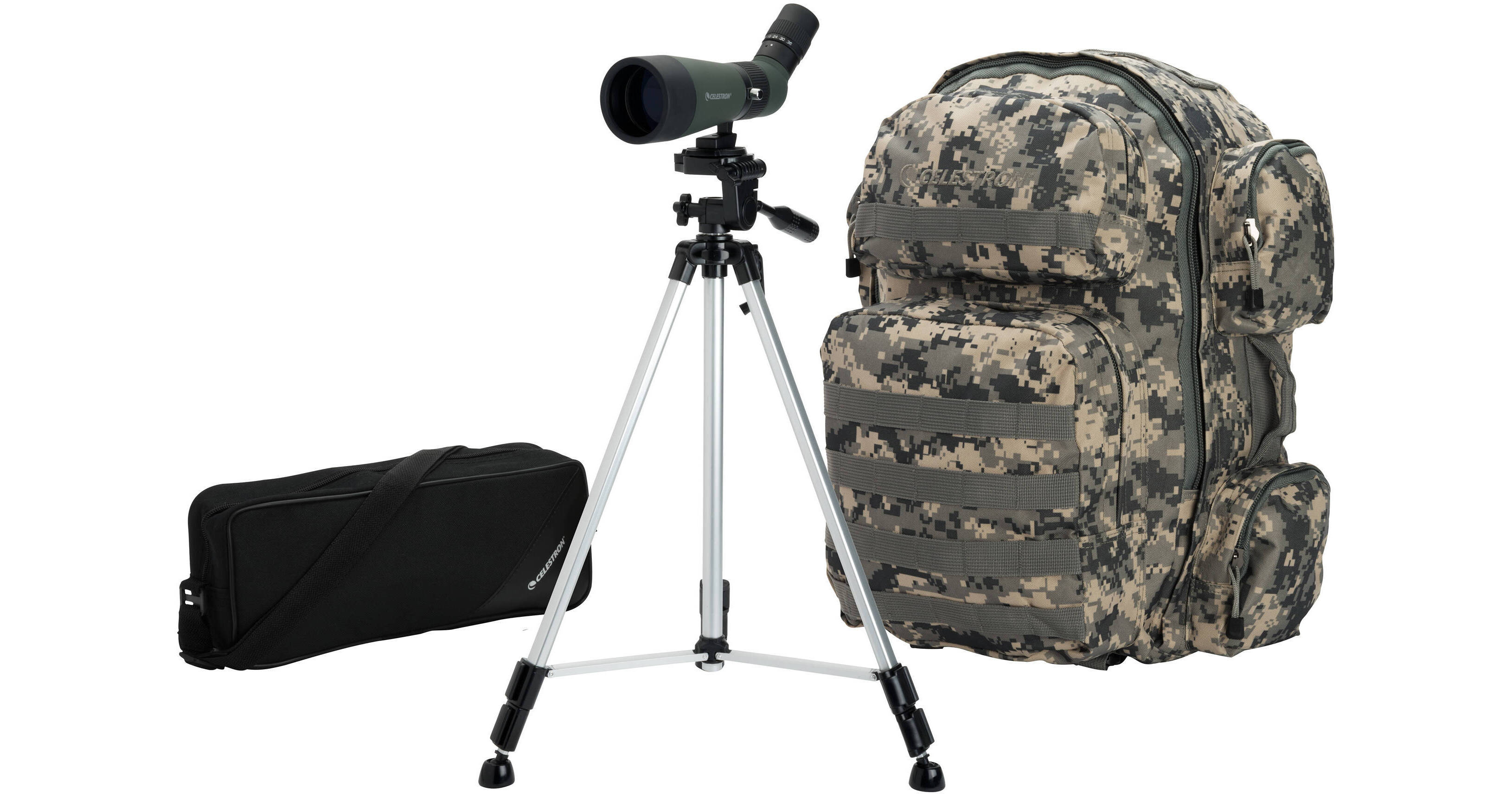 Celestron LandScout 60mm Spotting Scope Backpack Kit 52325 B&H