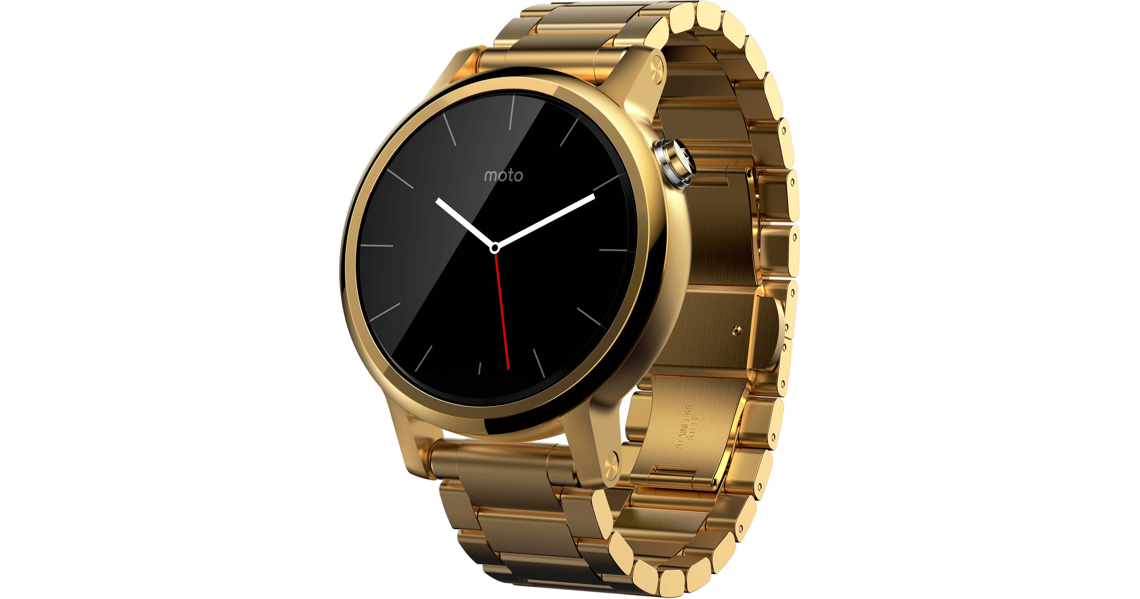 Motorola Moto 360 2nd Generation Women's Smartwatch 42mm Stainless Steel  Gold Stainless Steel 00825NARTL - Best Buy