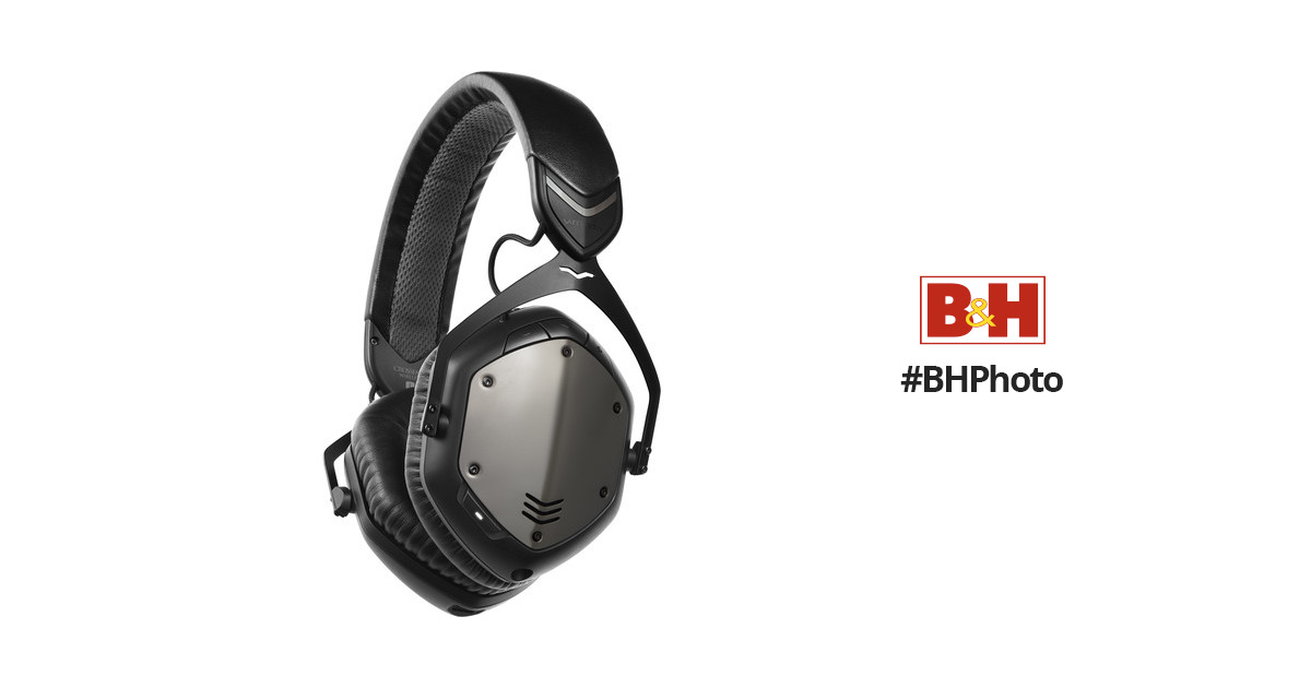 V-MODA Crossfade Wireless Headphones (Black) XFBT-GM B&H Photo