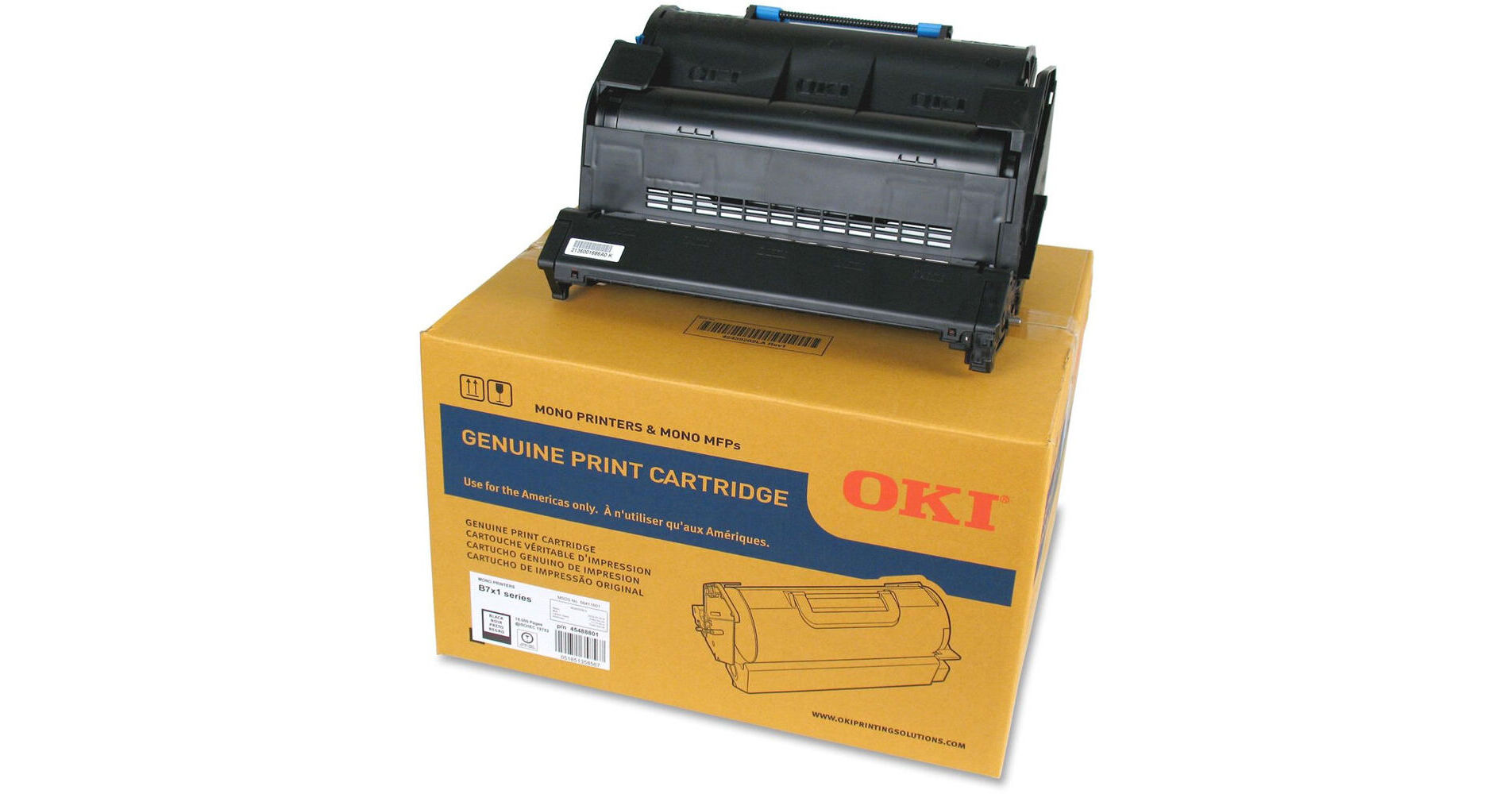 OKI Toner Cartridge For B721/B731 Printer (18000 Pages) 45488801