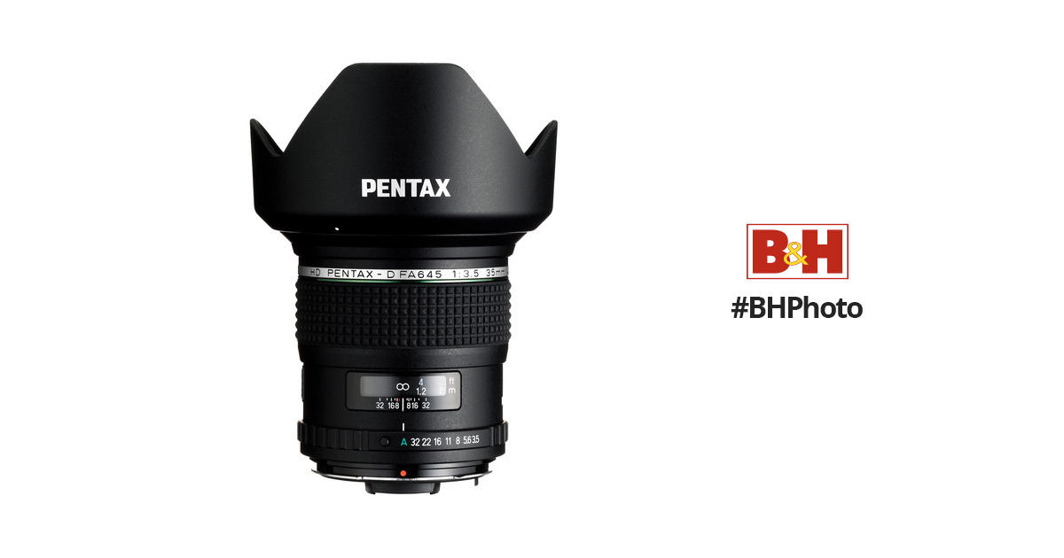 Pentax HD PENTAX-D FA645 35mm f/3.5 AL [IF] Lens