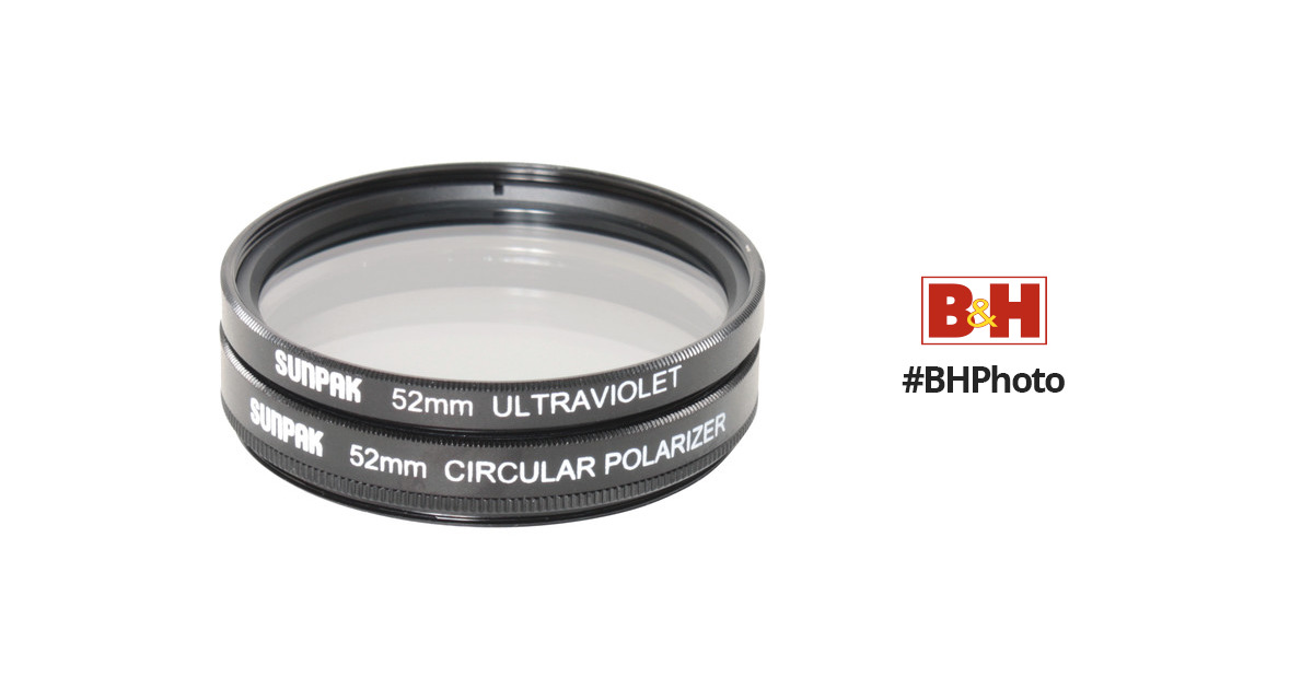 Sunpak Circular 52mm Polarized Filter