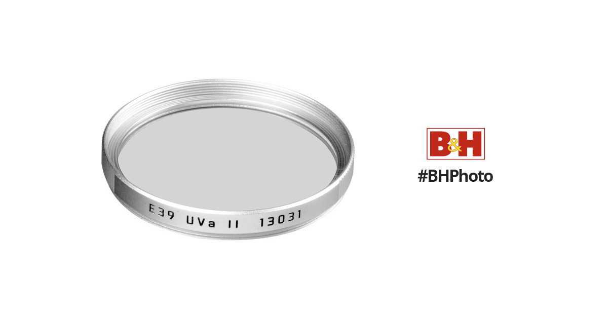 Leica E39 UVa II Filter (Silver)