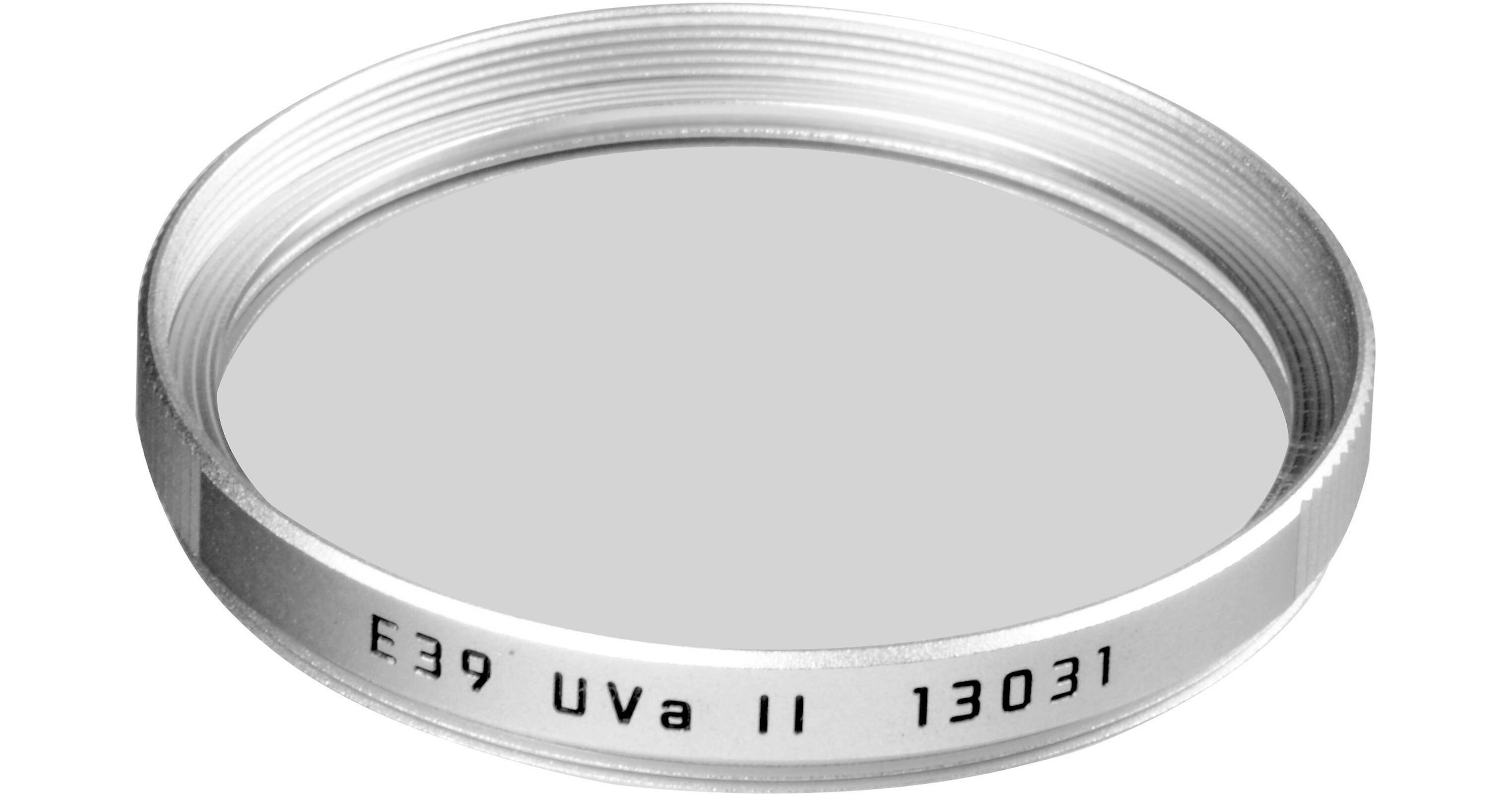 Leica E39 UVa II Filter (Silver)