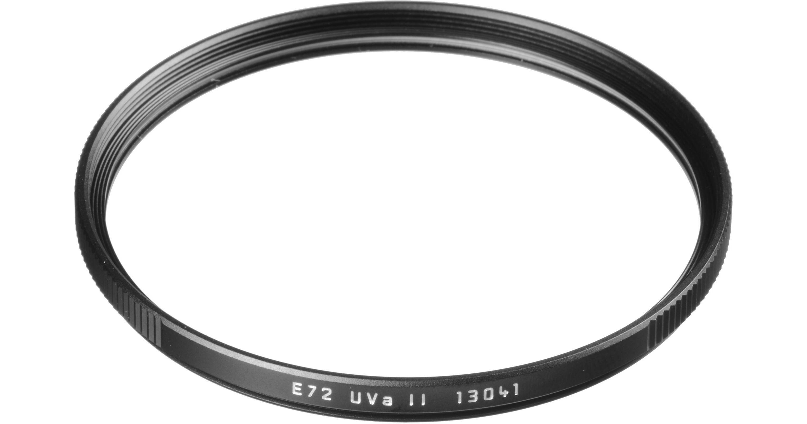 Leica E72 UVa II Filter (Black)