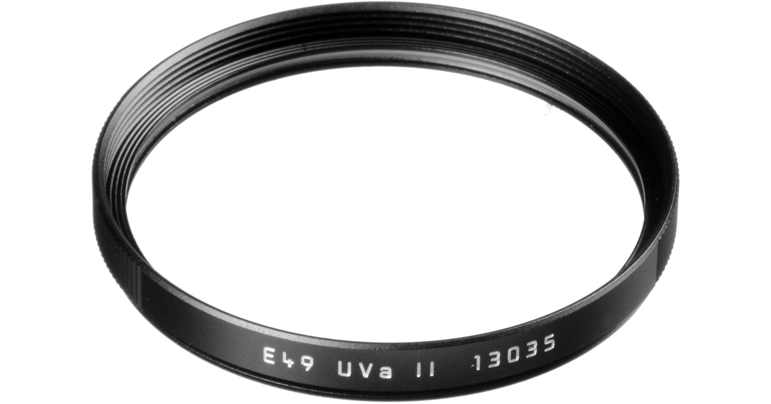 Leica E49 UVa II Filter (Black)