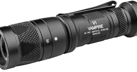 SureFire V1 Vampire Visible/IR Dual Output LED Flashlight