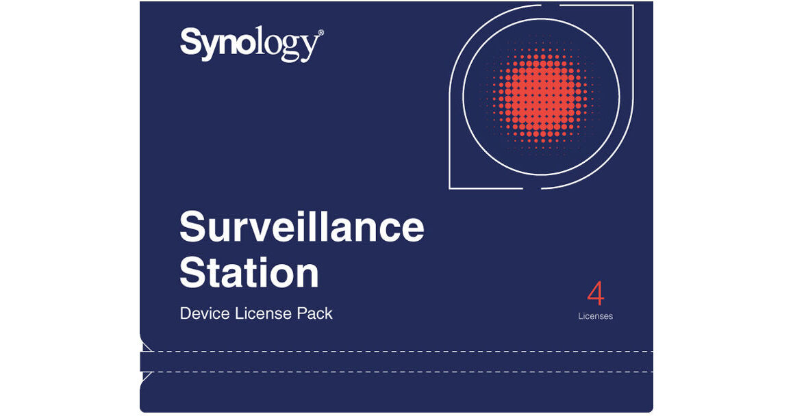 Synology 4-Camera License Key for Synology Surveillance Station