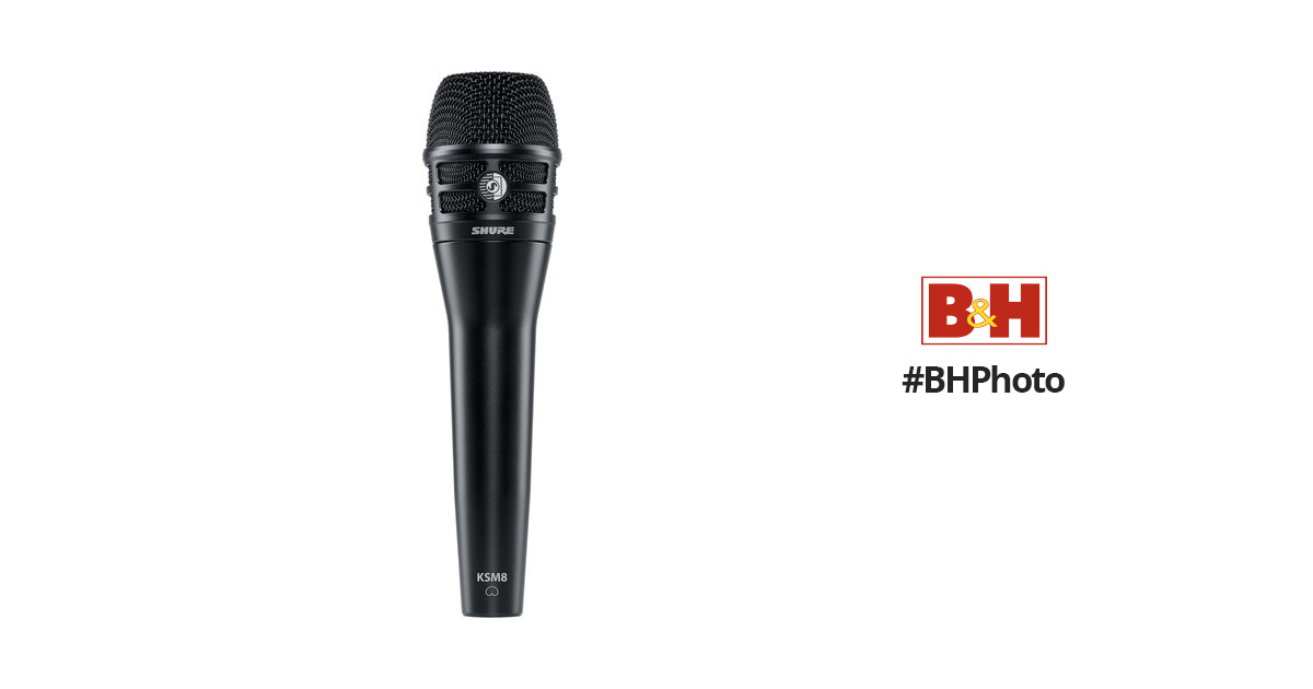 Shure KSM8/B Dualdyne Dynamic Handheld Vocal Microphone KSM8/B