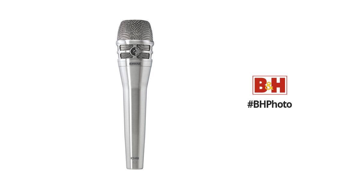 Shure KSM8/N Dualdyne Dynamic Handheld Vocal Microphone KSM8/N