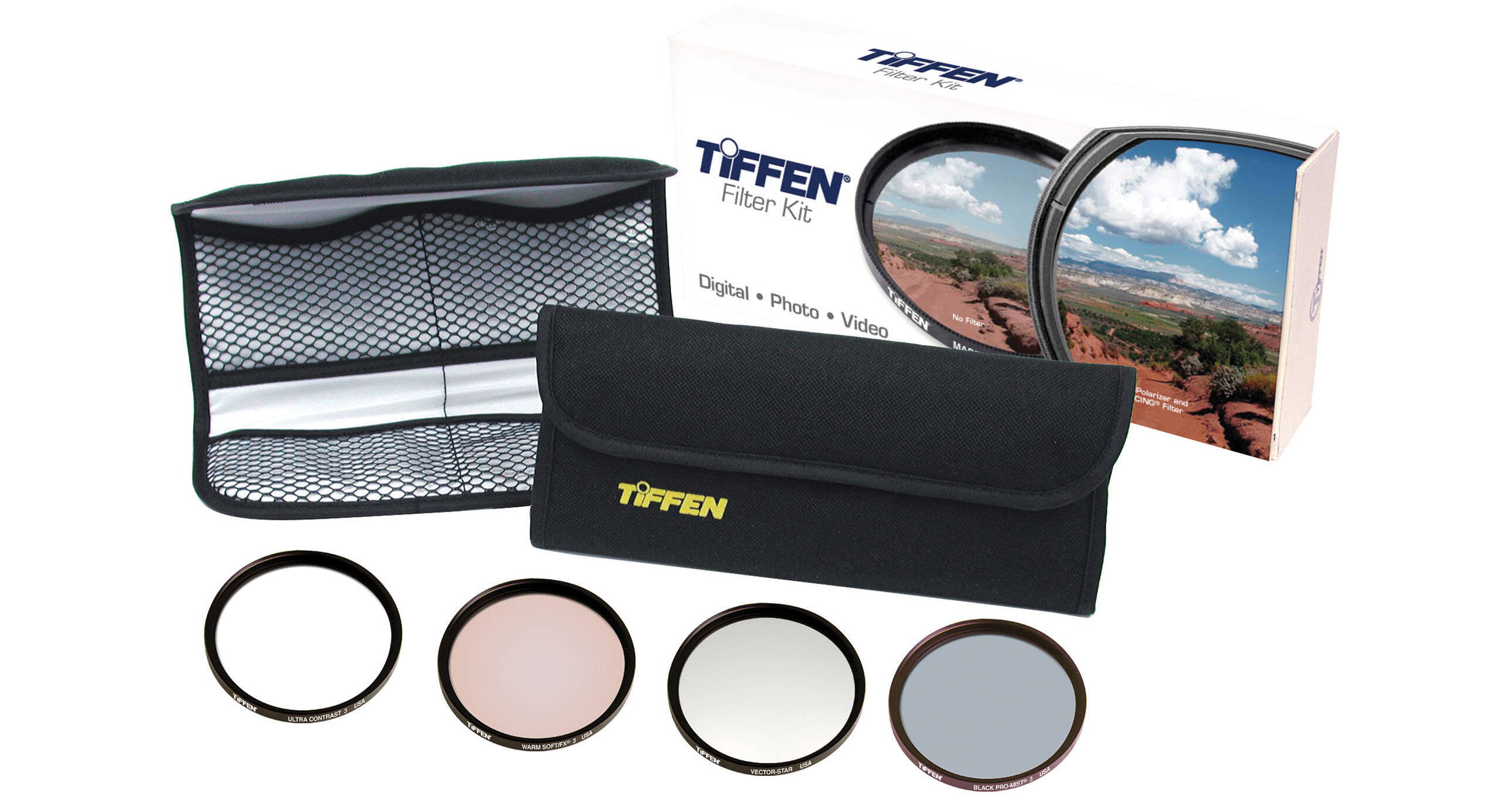 Tiffen 72HFXK1 72mm Hollywood FX Filter Kit-