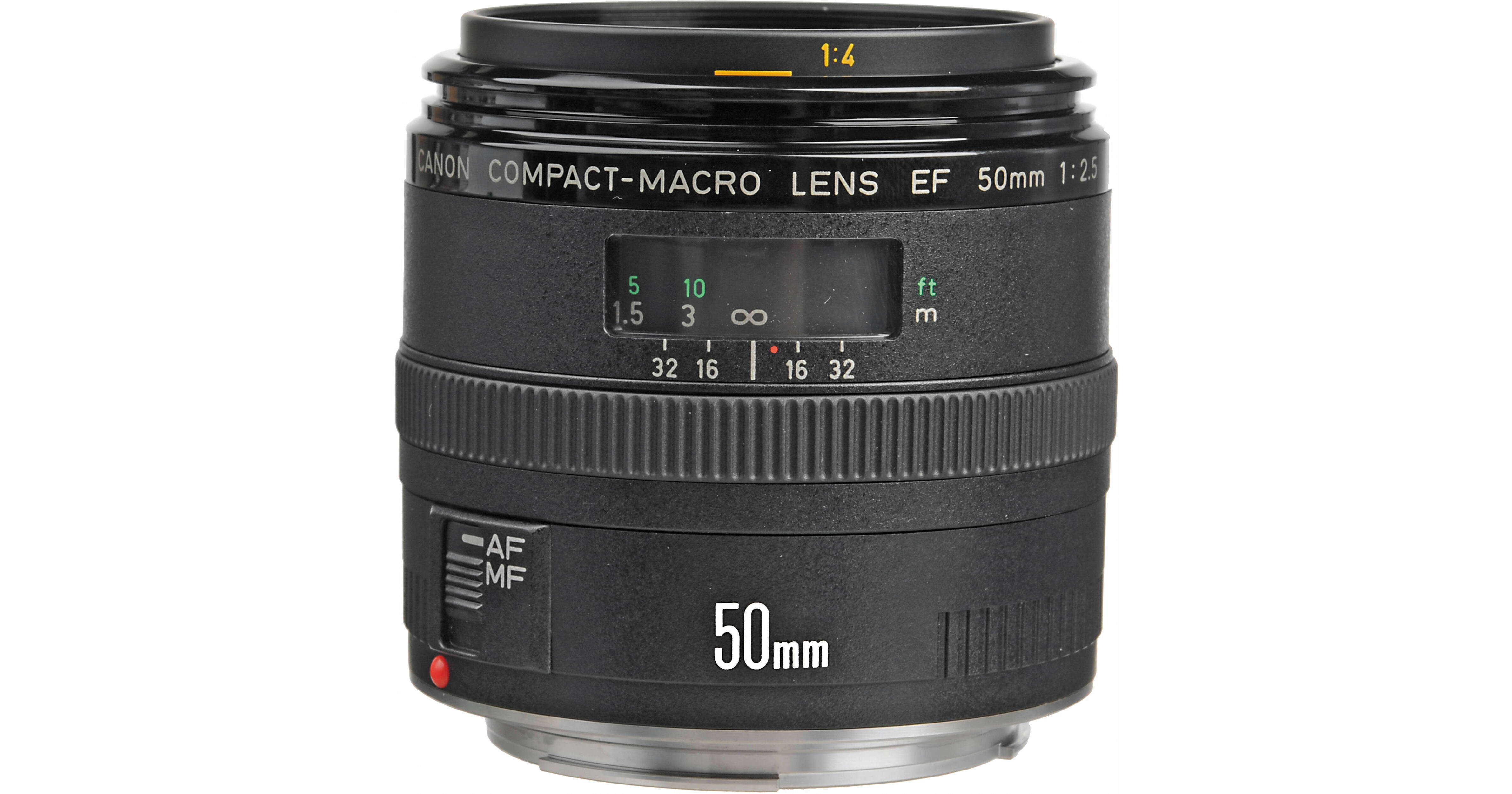 Canon EF 50mm f/2.5 Compact Macro Lens