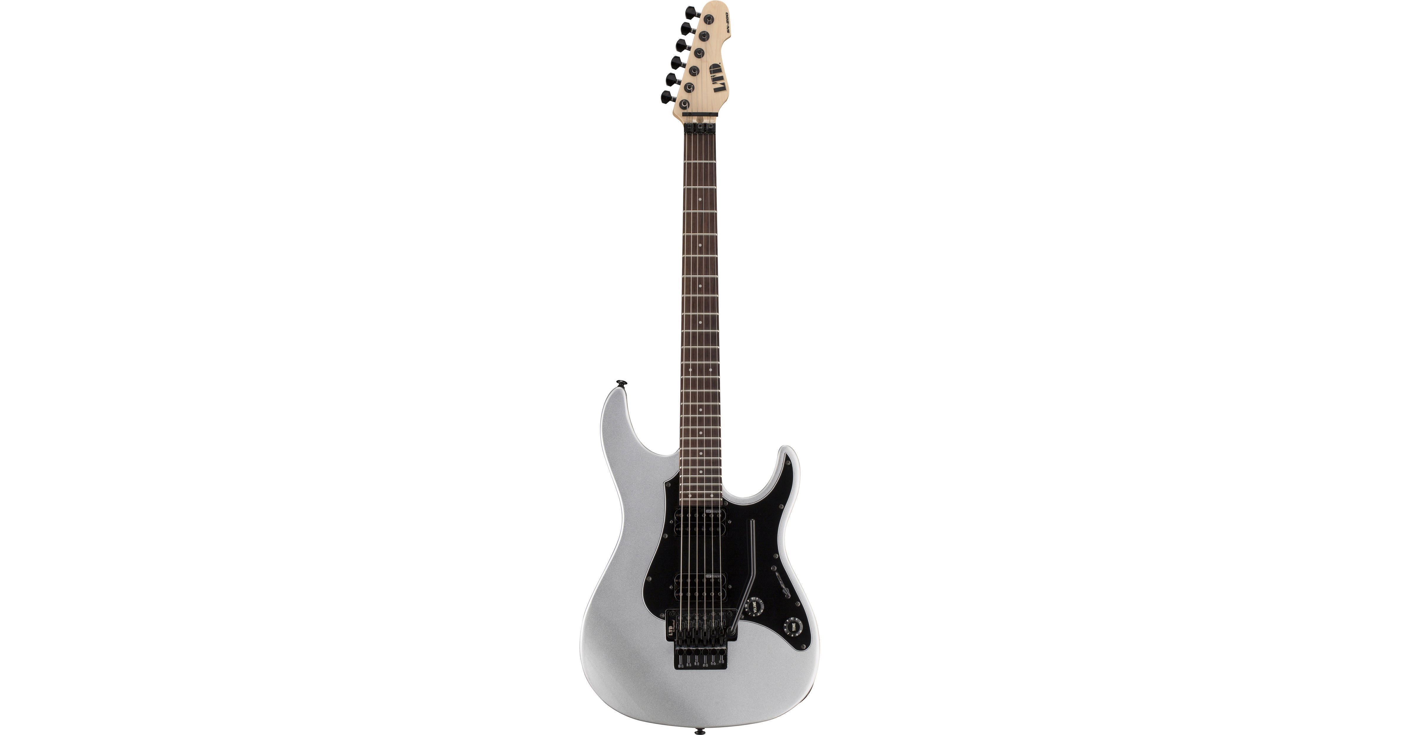 ESP LTD SN-200FR Electric Guitar (Metallic Silver) LSN200FRRMS