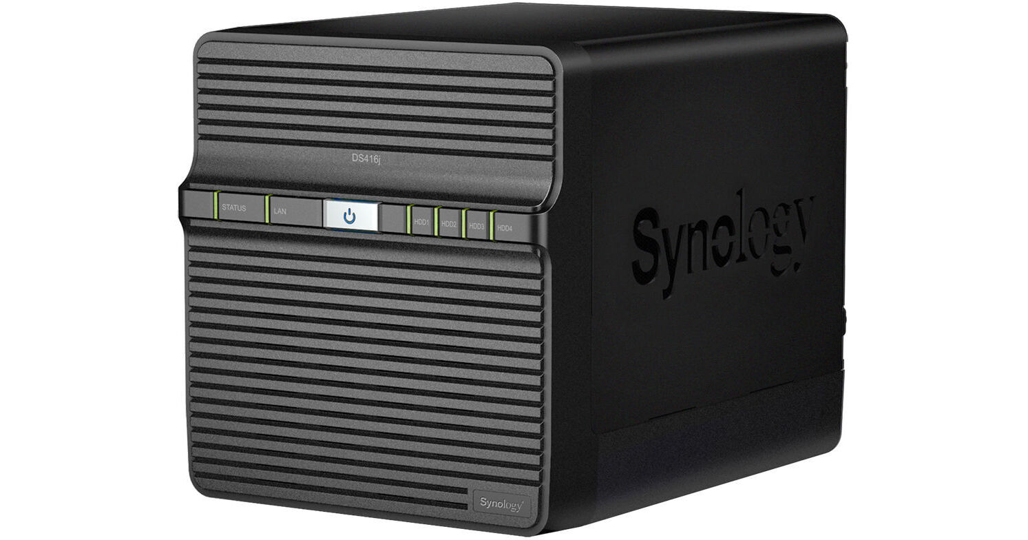 Synology DiskStation DS416j 4-Bay NAS Enclosure DS416J B&H Photo