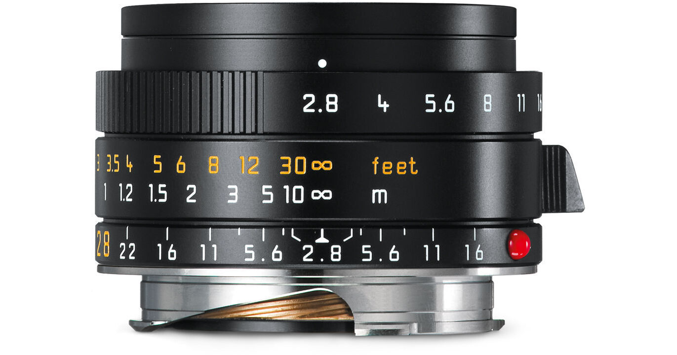 Leica Elmarit-M 28mm f/2.8 ASPH. Lens 11677 Bu0026H Photo Video