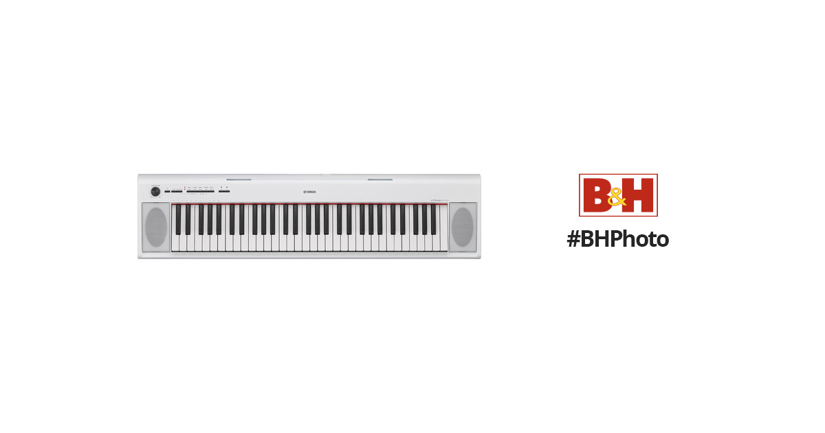 Yamaha NP-12 Piaggero - Portable Piano-Style Keyboard NP12WH B&H