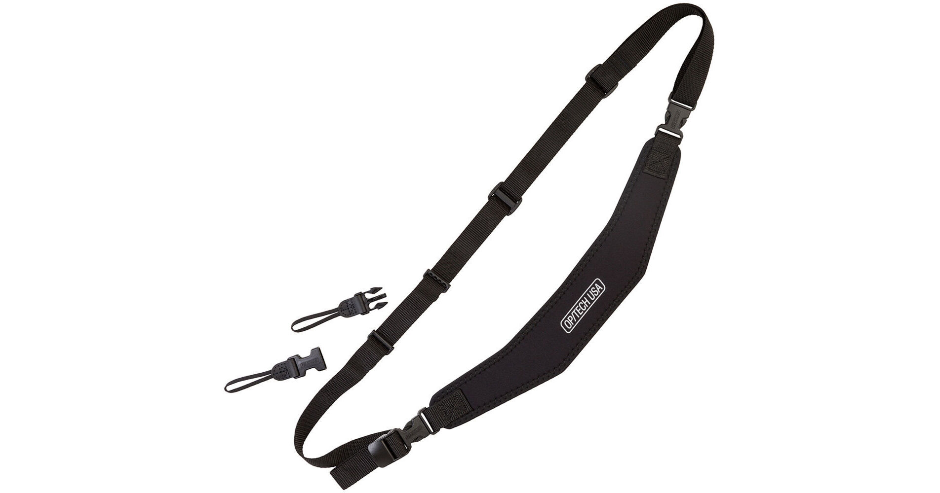 OP/TECH USA Utility Strap - 3/8 Inch Neoprene Shoulder Strap For Cameras & Gear