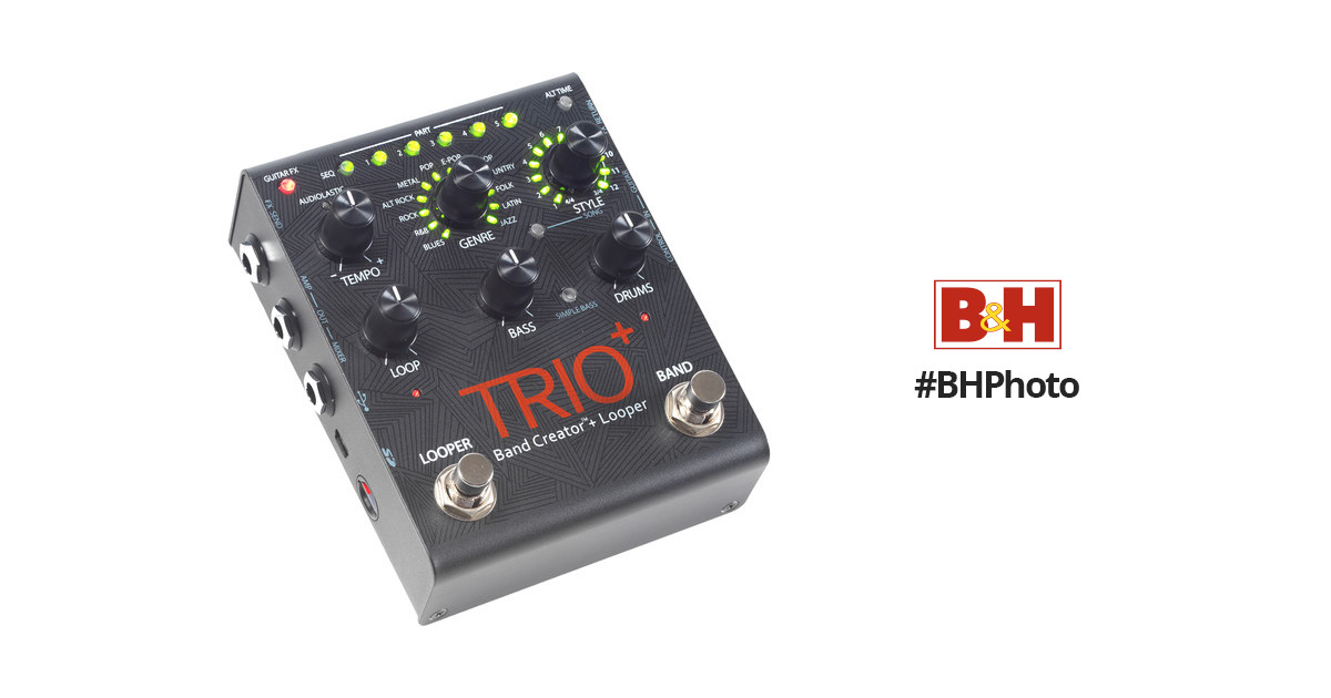 DigiTech TRIO+ Band Creator Pedal with Built-In TRIOPLUS