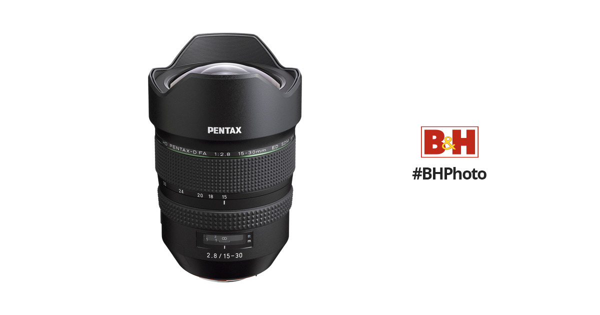 Pentax HD PENTAX-D FA 15-30mm f/2.8 ED SDM WR Lens 21280 B&H