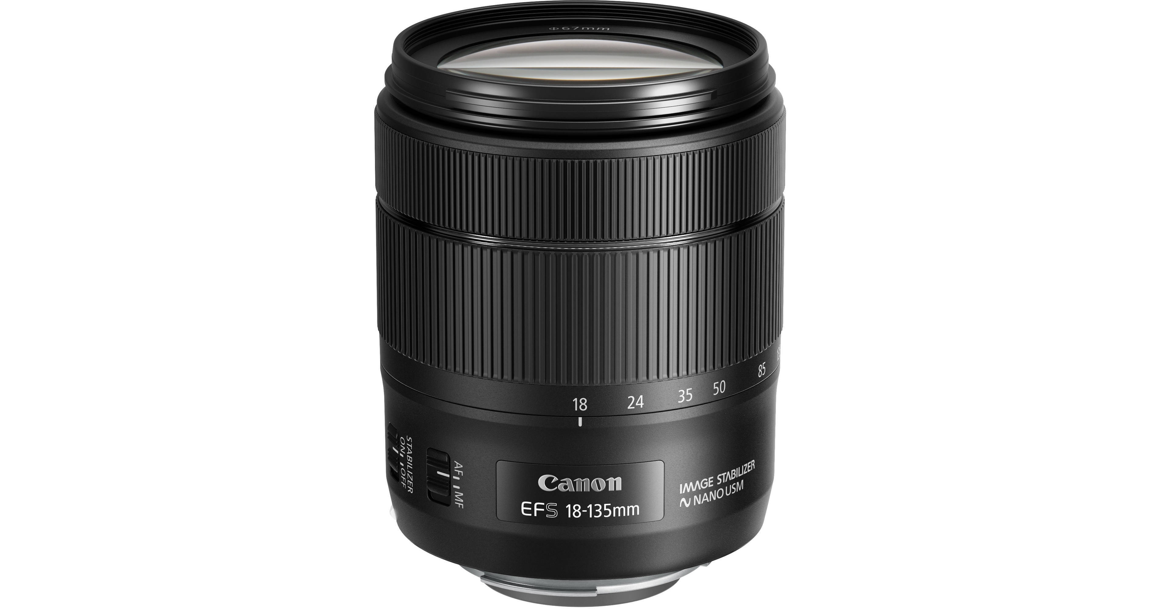 Canon EF-S 18-135mm f/3.5-5.6 IS USM Lens 1276C002 B&H Photo