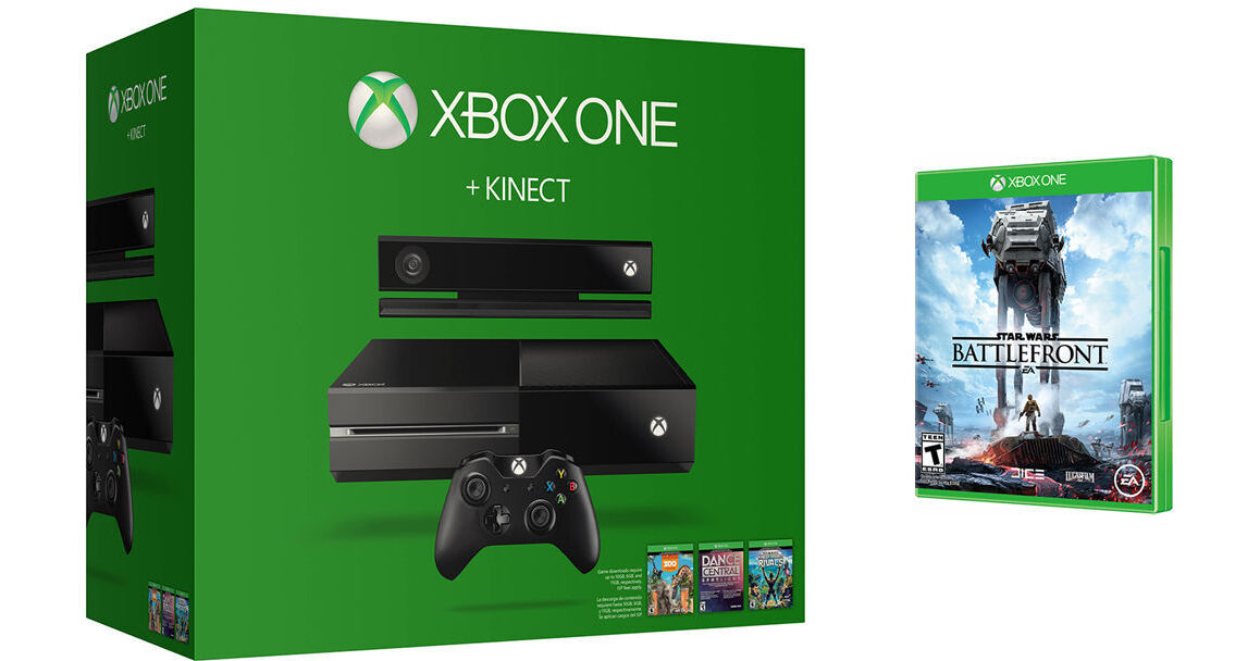 Microsoft Xbox One + Kinect Bundle with Star Wars Battlefront
