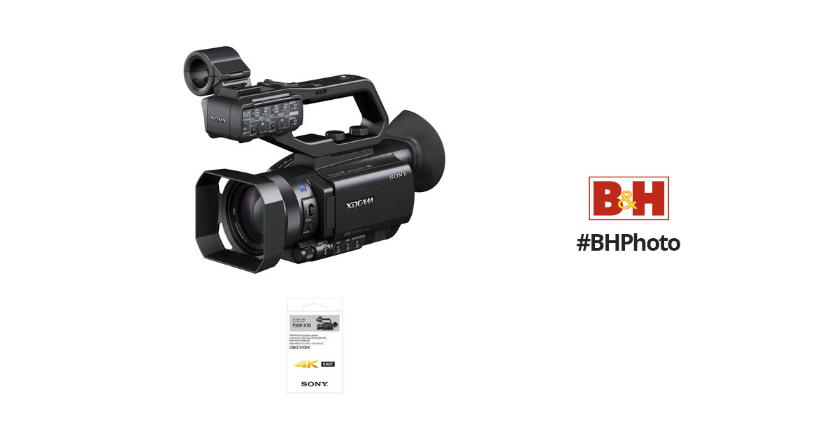 La nueva Sony PXW-X70, un híbrido entre cámara de vídeo y de sensor grande.  