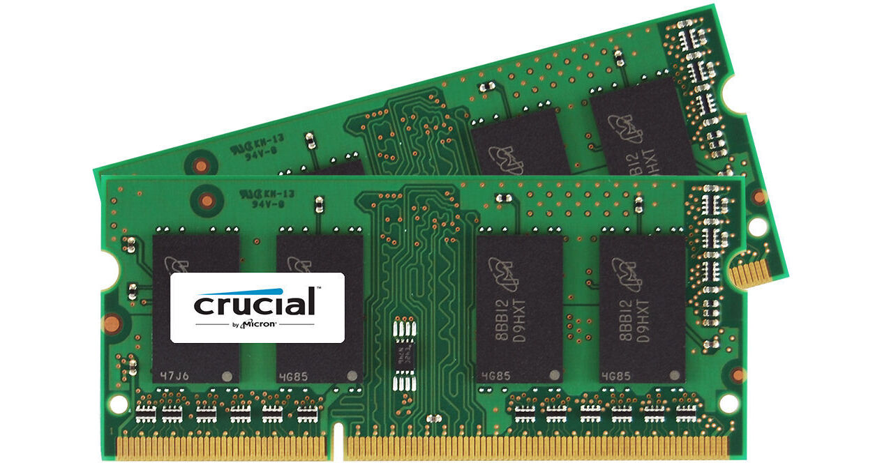 Crucial 16GB DDR3L 1866 MHz SO-DIMM Memory Kit CT2K8G3S186DM B&H