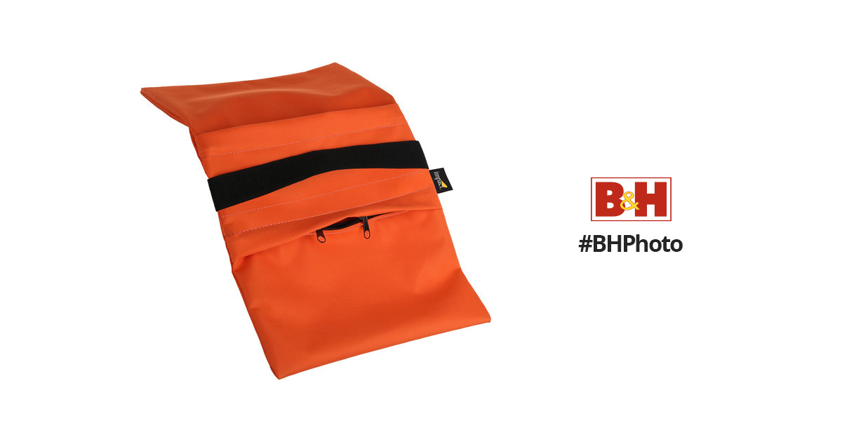 Impact Six Empty Saddle Sandbag Kit - 18 lb (Orange) B&H Photo