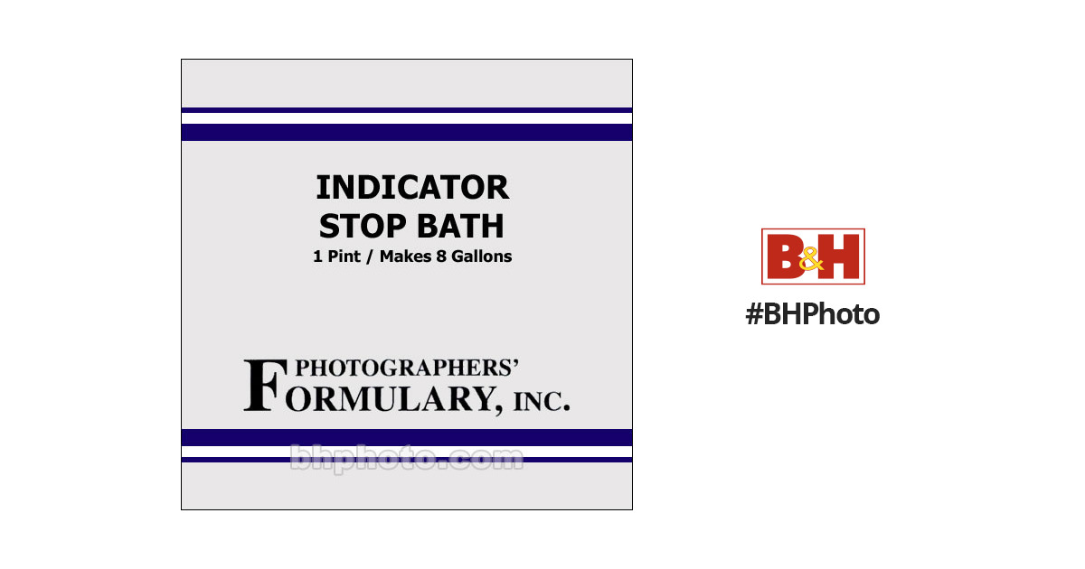 Photographers' Formulary Indicator Stop Bath for Black & 030185