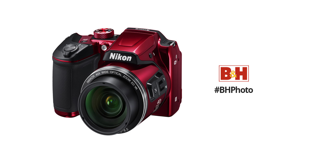 カメラ デジタルカメラ Nikon COOLPIX B500 Digital Camera (Red) 26508 B&H Photo Video