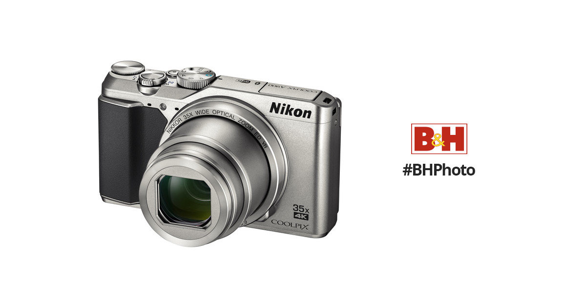 Nikon COOLPIX A900 Digital Camera (Silver) 26505 B&H Photo Video