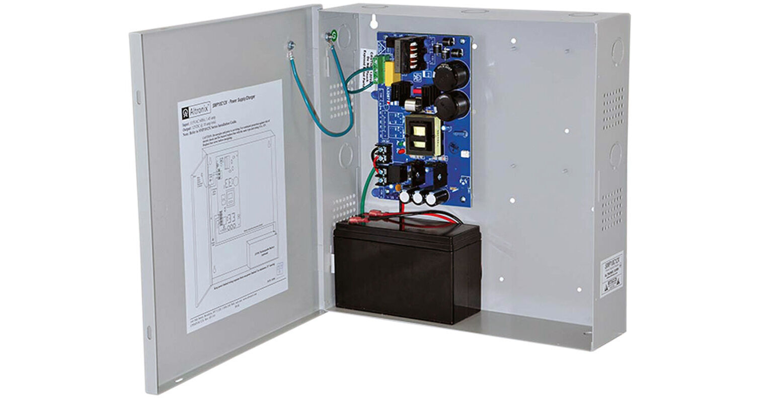 ALTRONIX Single Output Power Supply / Charger (12VDC @ 10A, Gray)