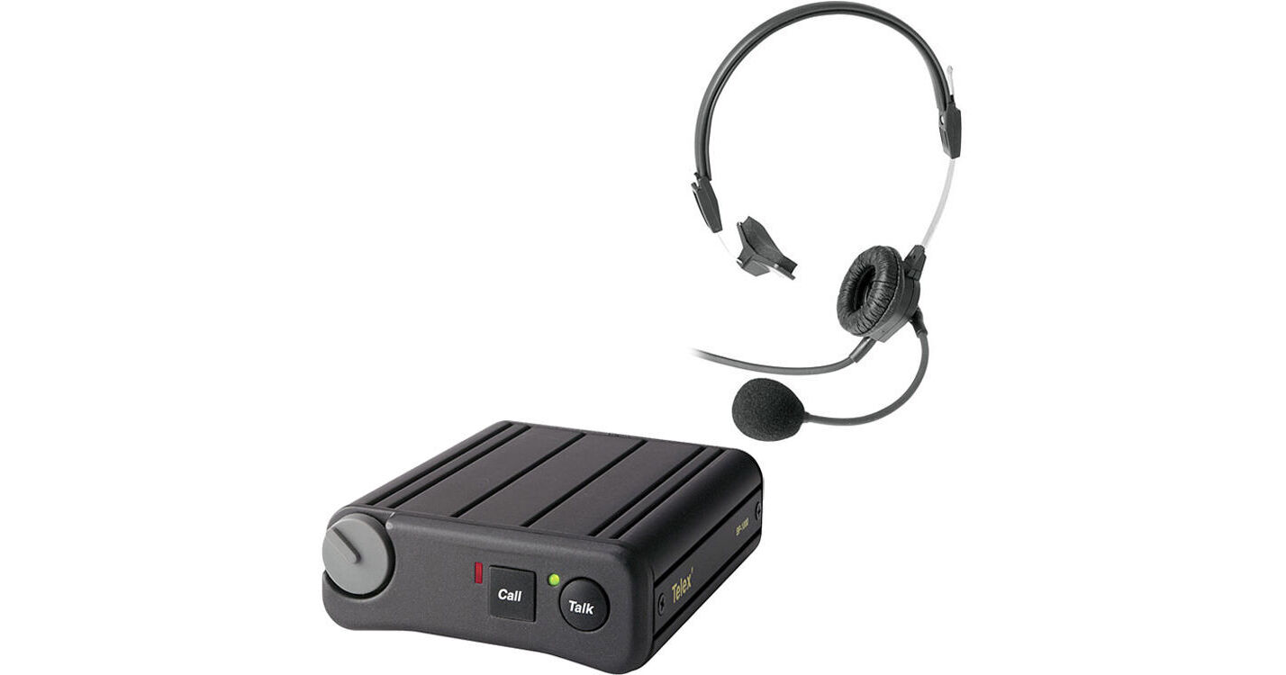 Telex BP-1002 Single-Channel Beltpack and PH-88 Headset Kit B&H