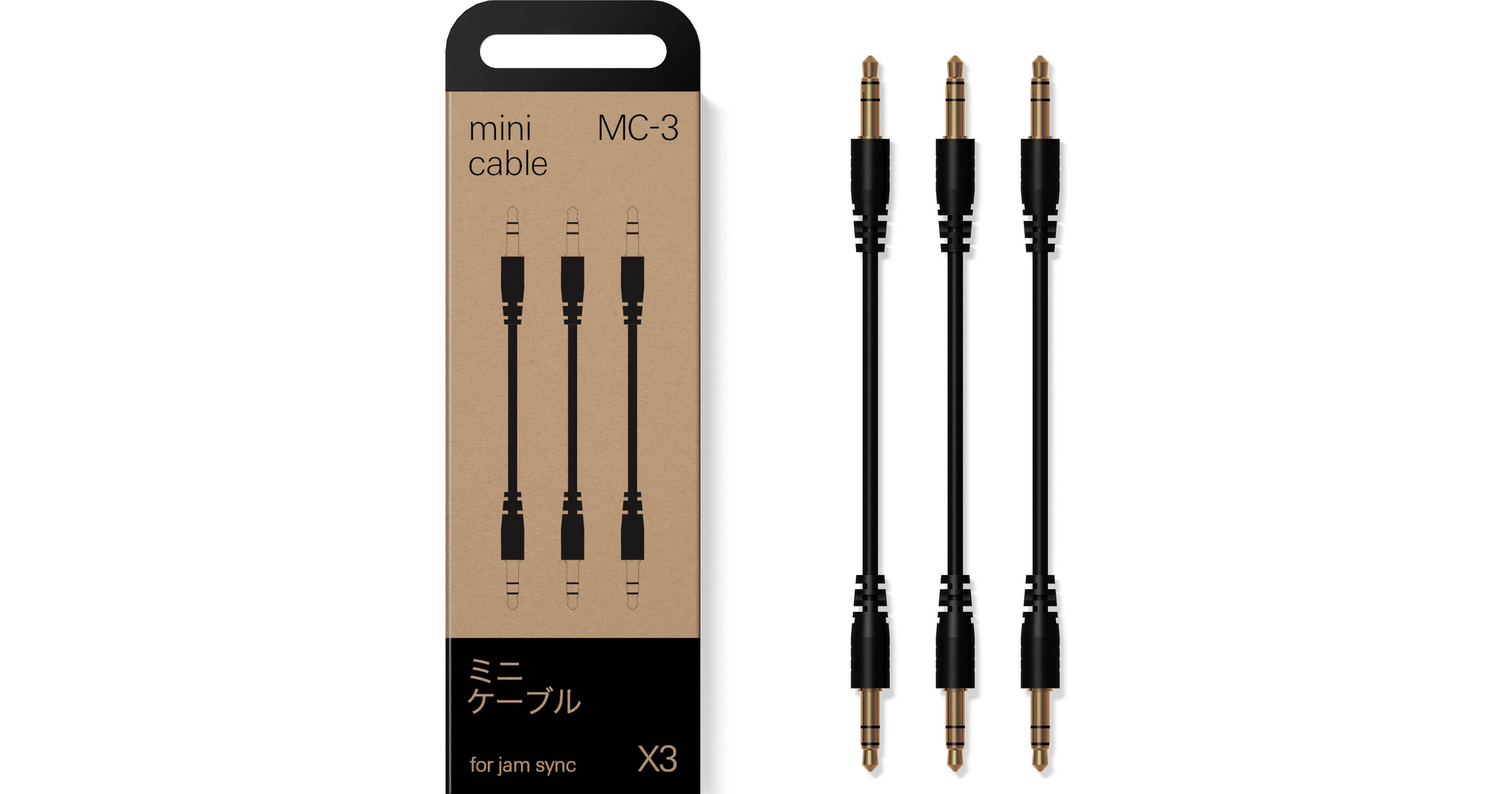 teenage engineering MC3 Mini Sync Cables (3Pack) 010 XS 902