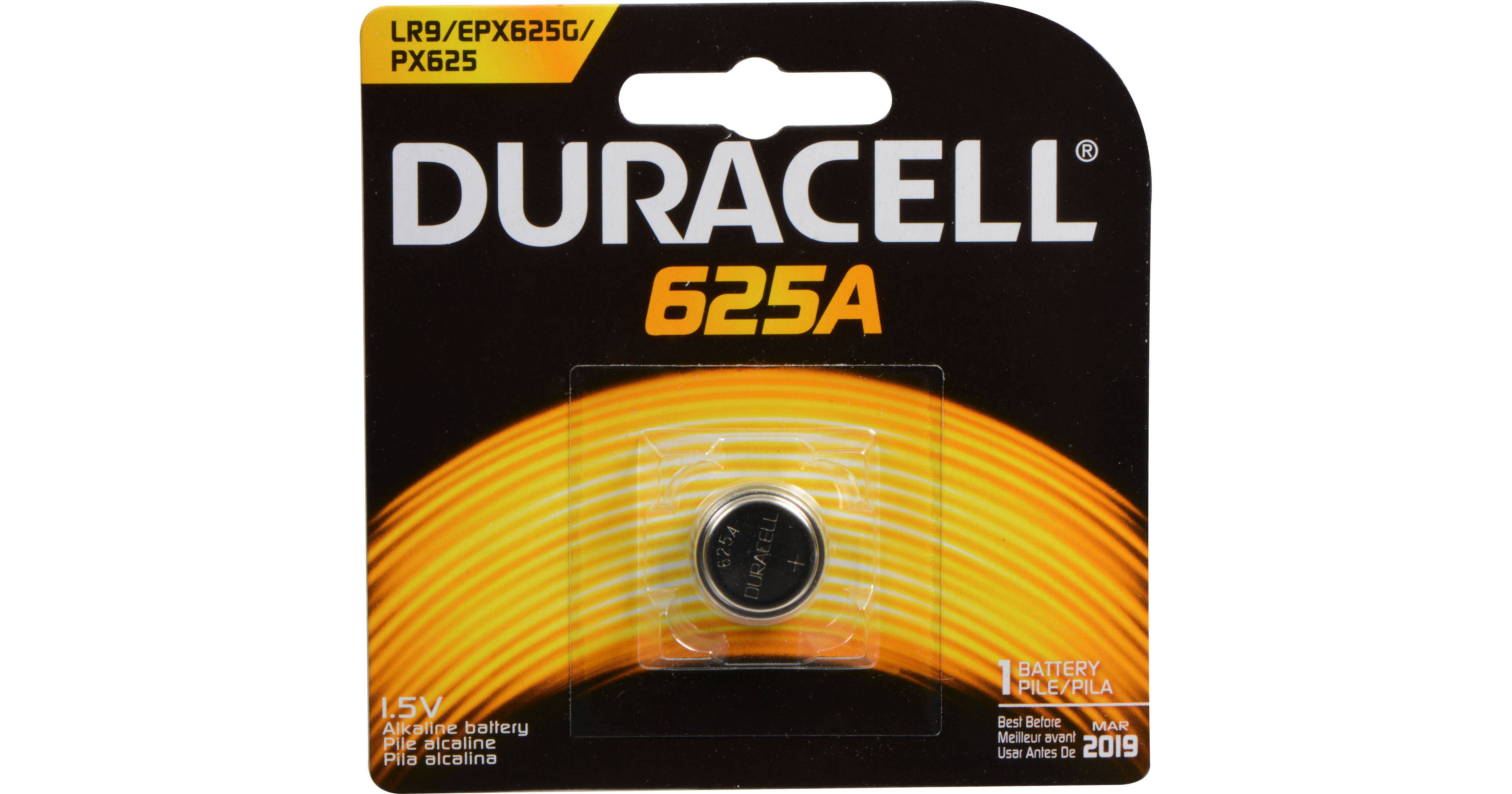 Duracell 625A 1.5V Alkaline Battery PX625ABPK B&H Photo Video