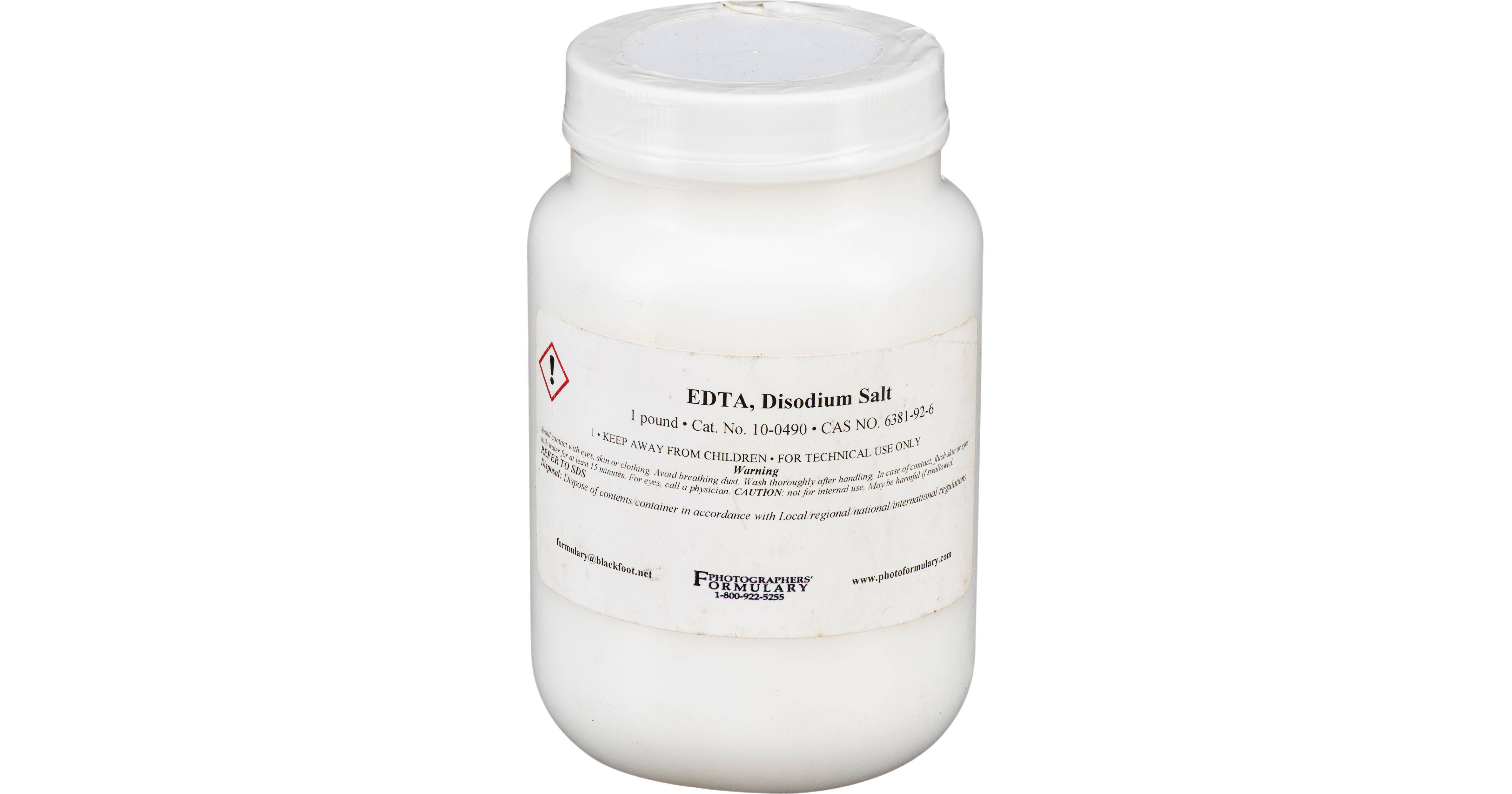 Photographers' Formulary Edta, Disodium Salt - 1 Lb. 10-0490 1LB