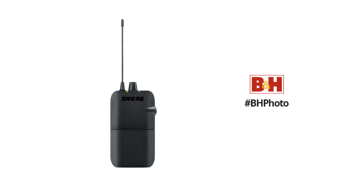 Shure P3R-H20 Wireless Bodypack Receiver for PSM300 P3R-H20 B&H