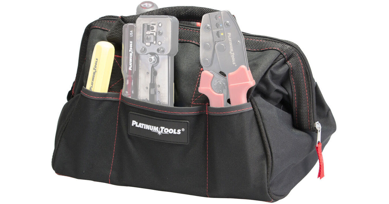 Platinum Tools Big Mouth Tool Bag with Six Storage Pockets 4006