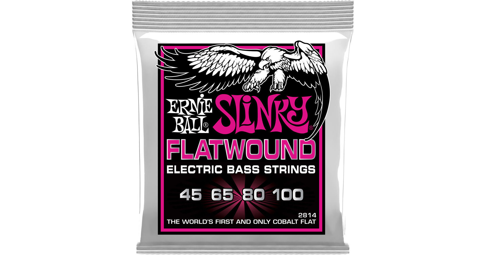 Ernie Ball Super Slinky Flatwound Electric Bass Strings P02814