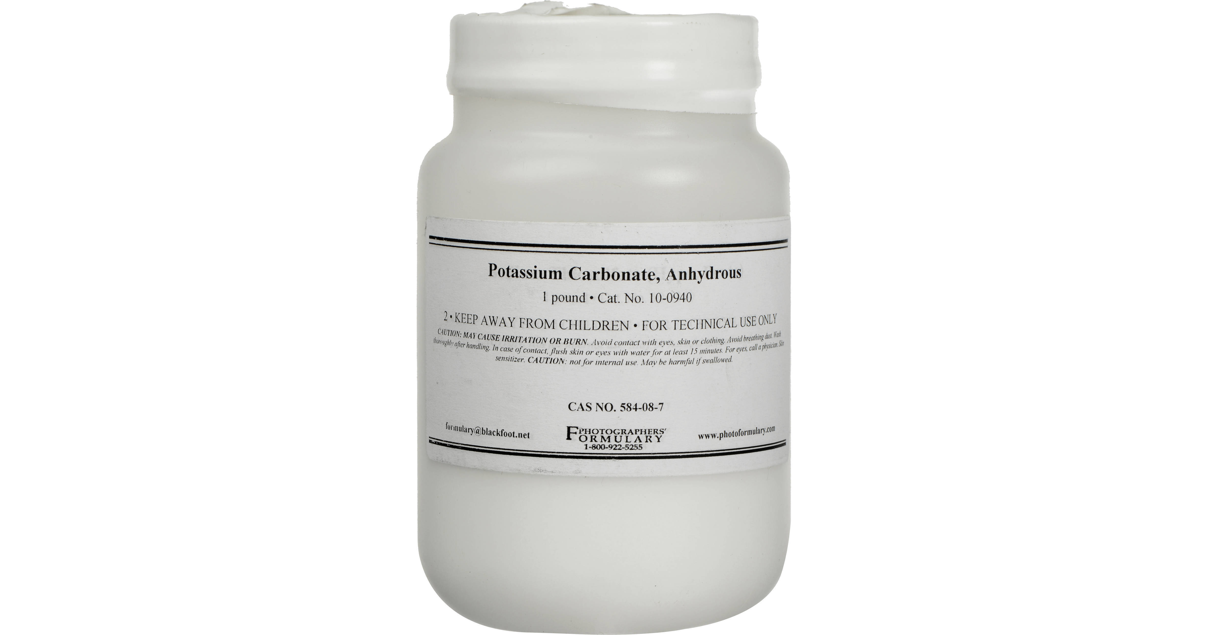 Photographers' Formulary Potassium Carbonate 100940 1LB B&H