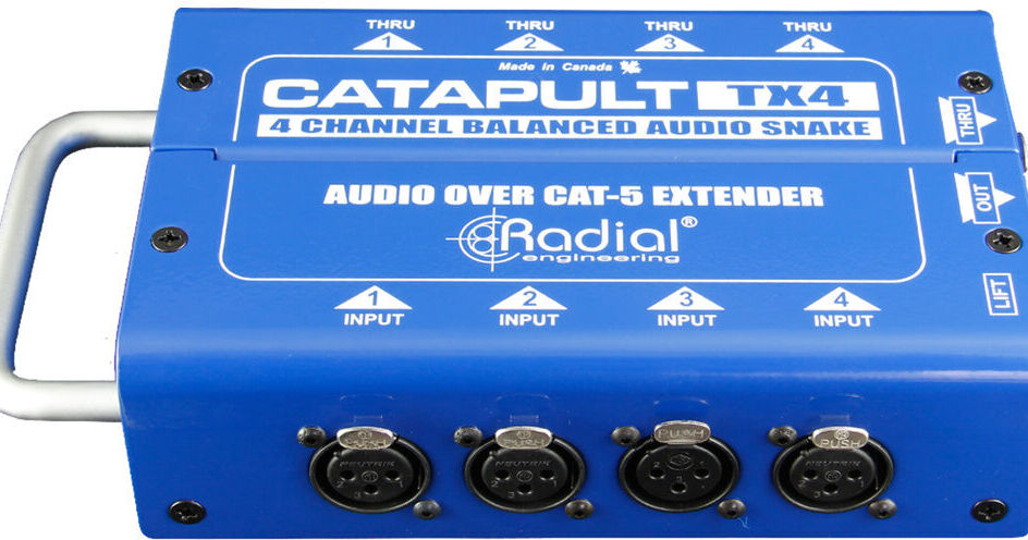 Radial Engineering Catapult TX4 4-Channel Cat 5 Snake R800 8022